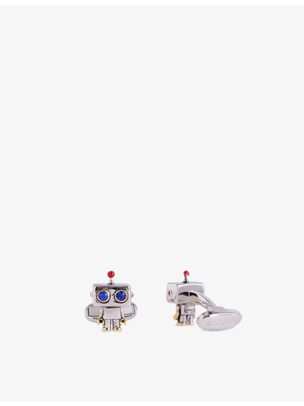 Robot Copper And Zinc Cufflinks - 1