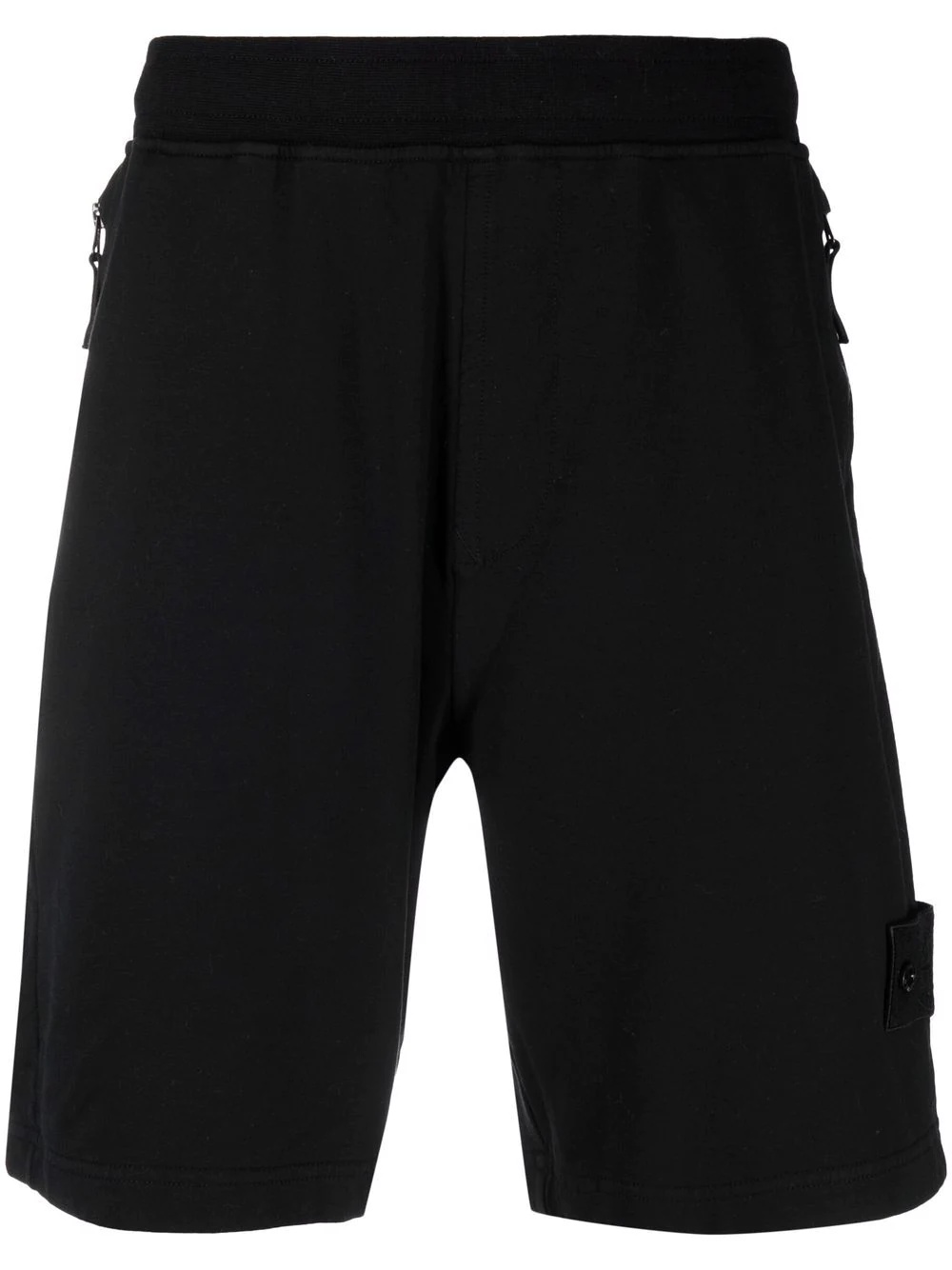 Compass logo fleece shorts - 1