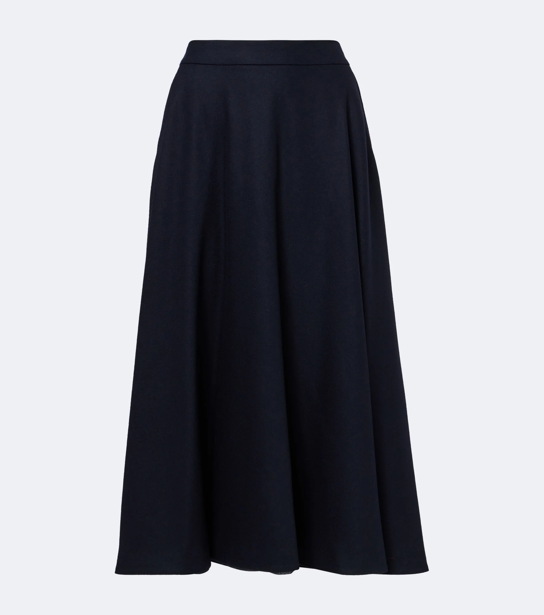 Wool midi skirt - 1