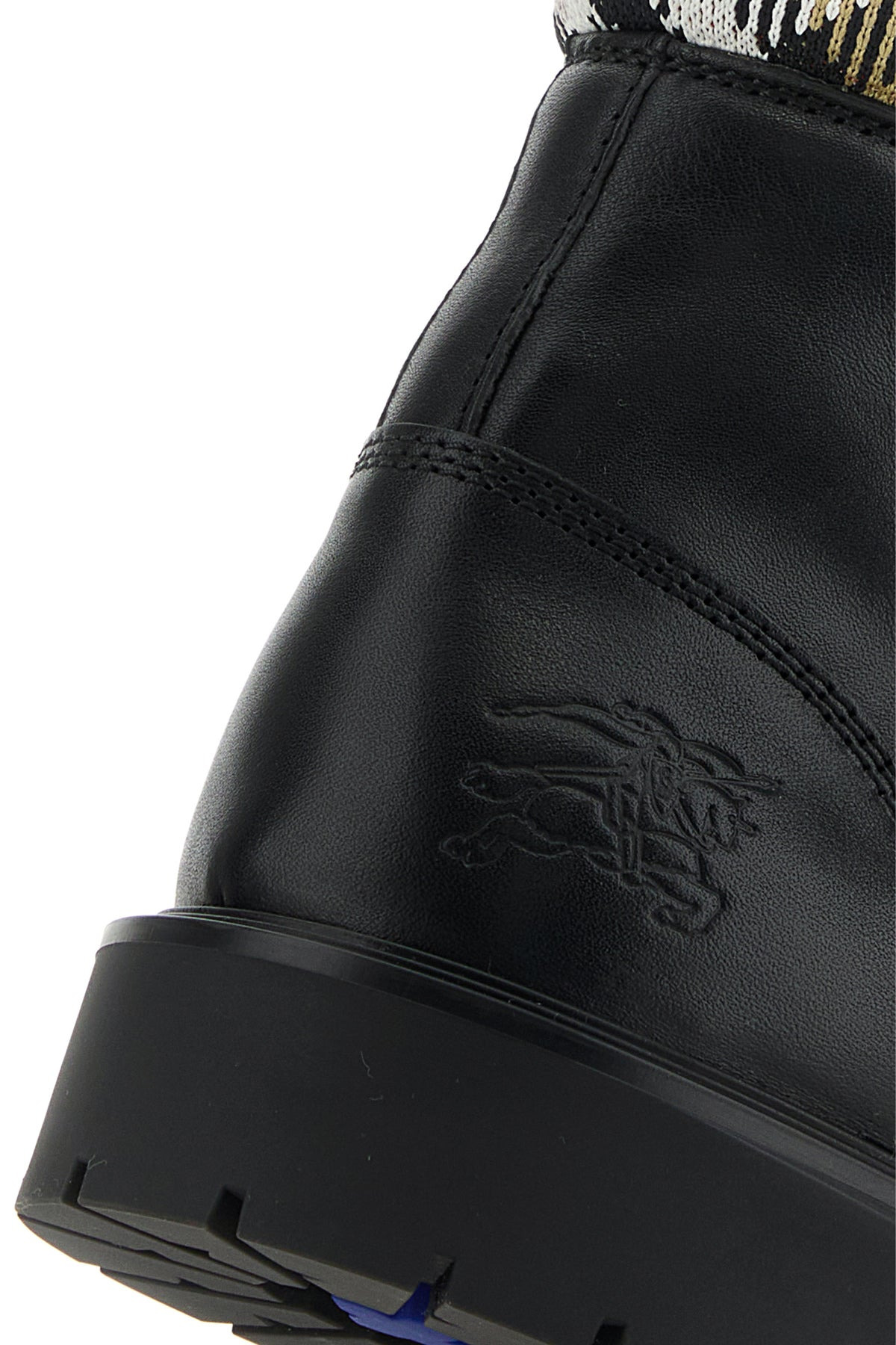Black leather ankle boots - 4