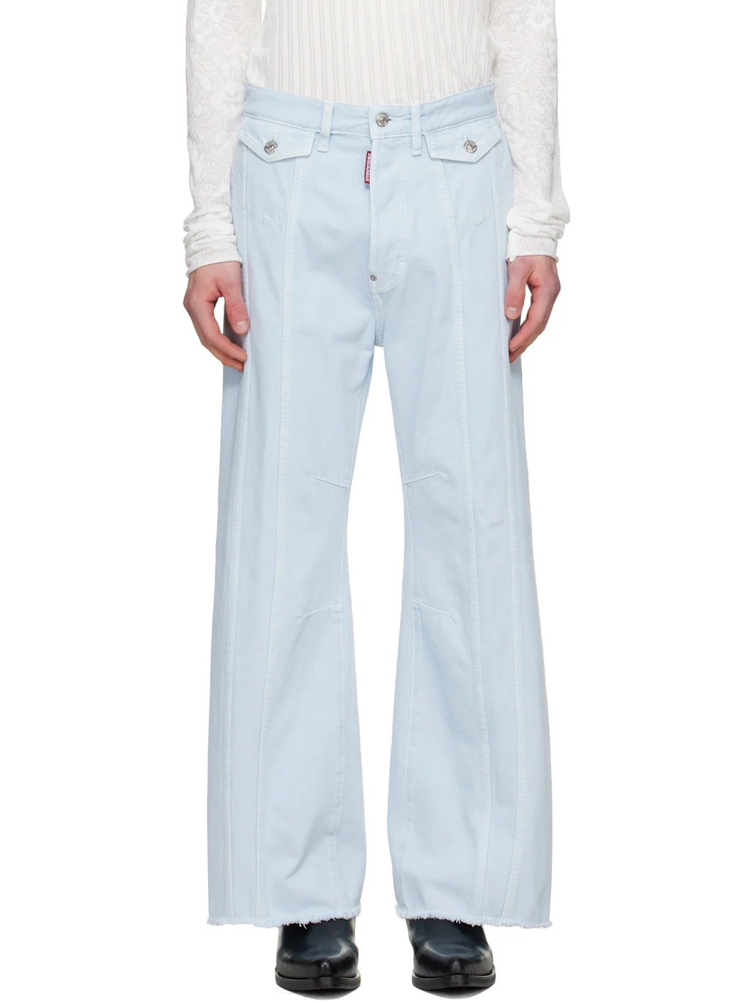 Blue Powder Wash Eros Jeans - 1