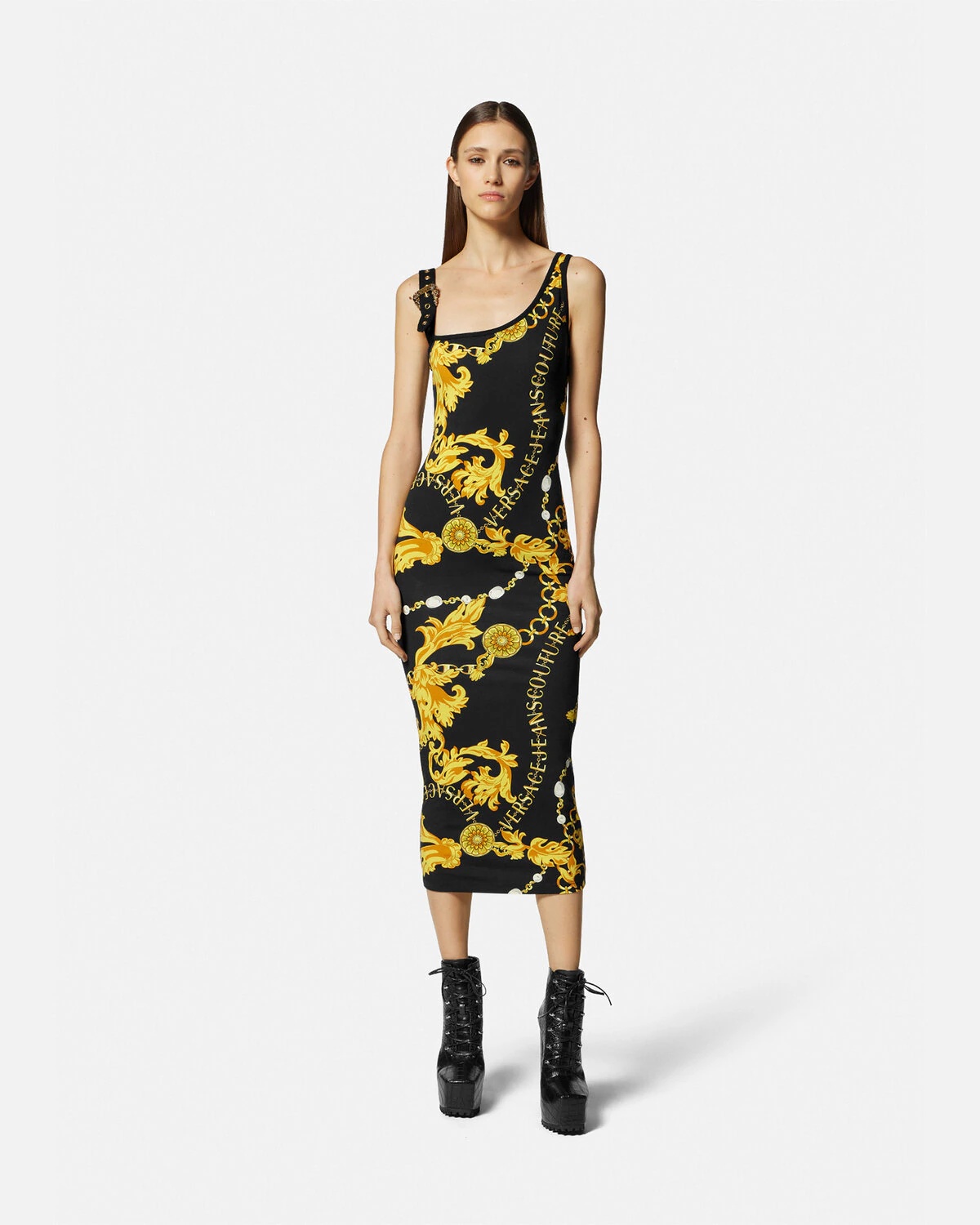 Chain Couture Midi Dress - 2