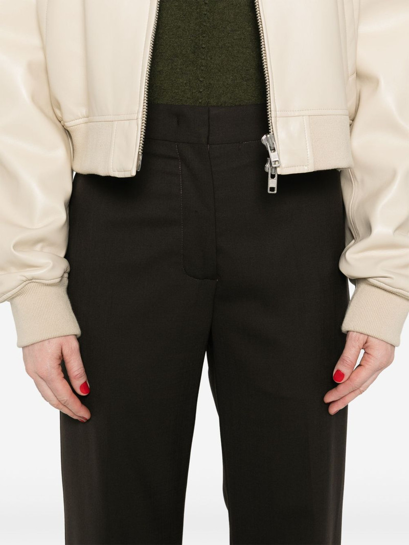 low-rise straight-leg trousers 5