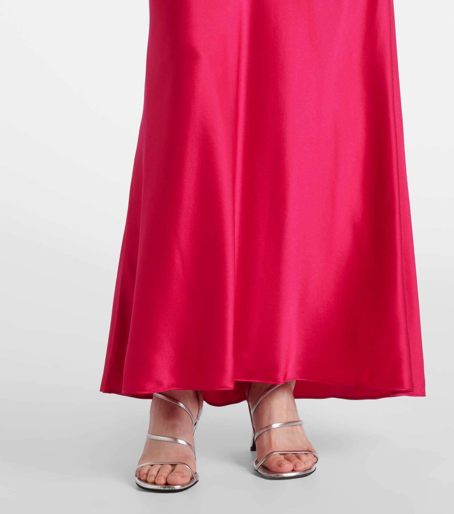Bias silk satin maxi skirt - 5