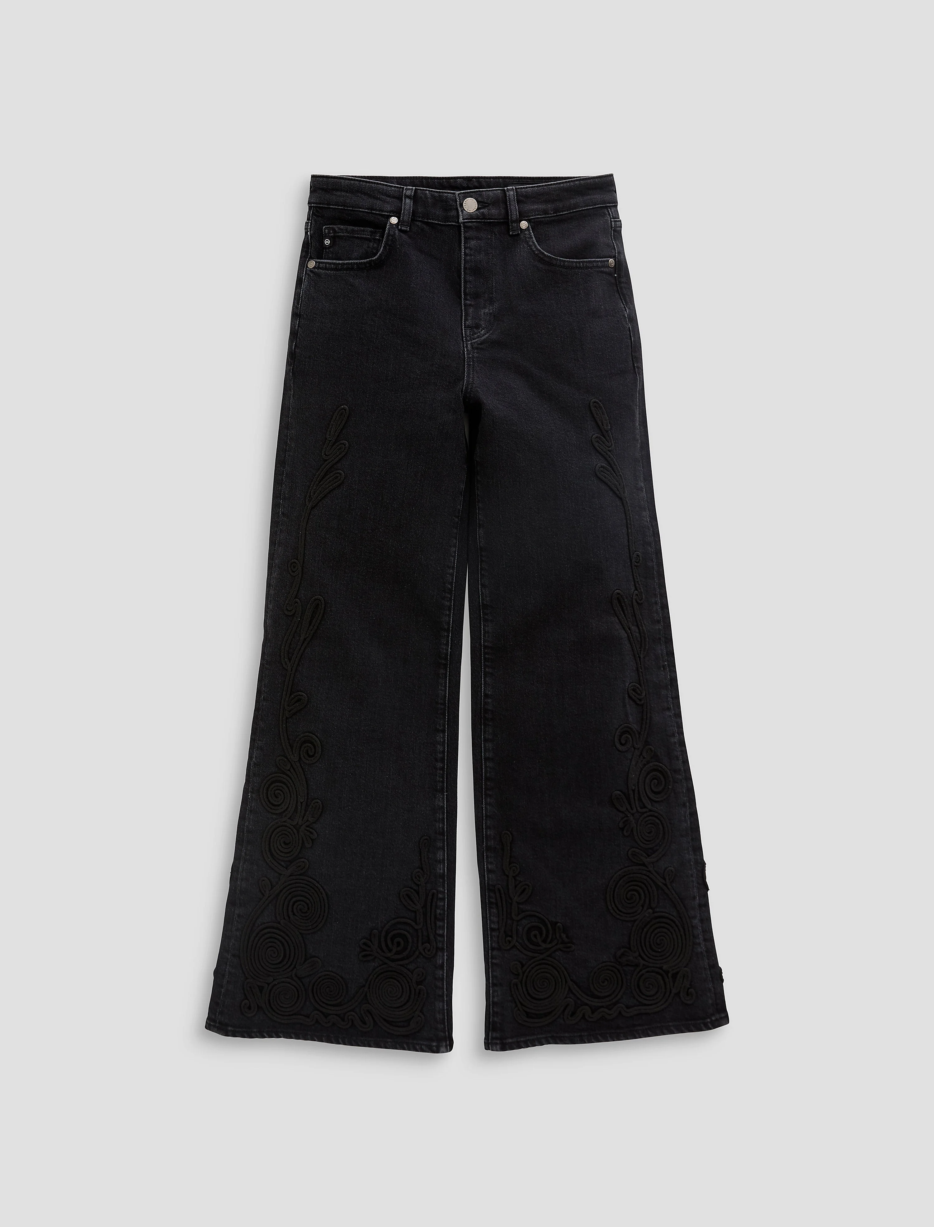 Saige Wide Leg Jean - 1
