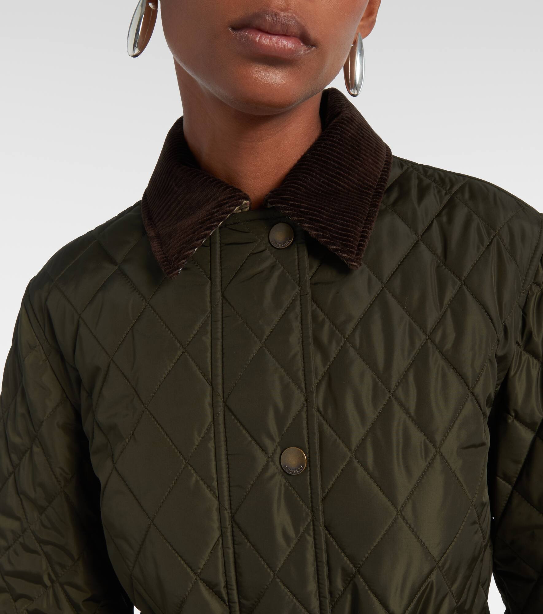 Belted quilted jacket - 4