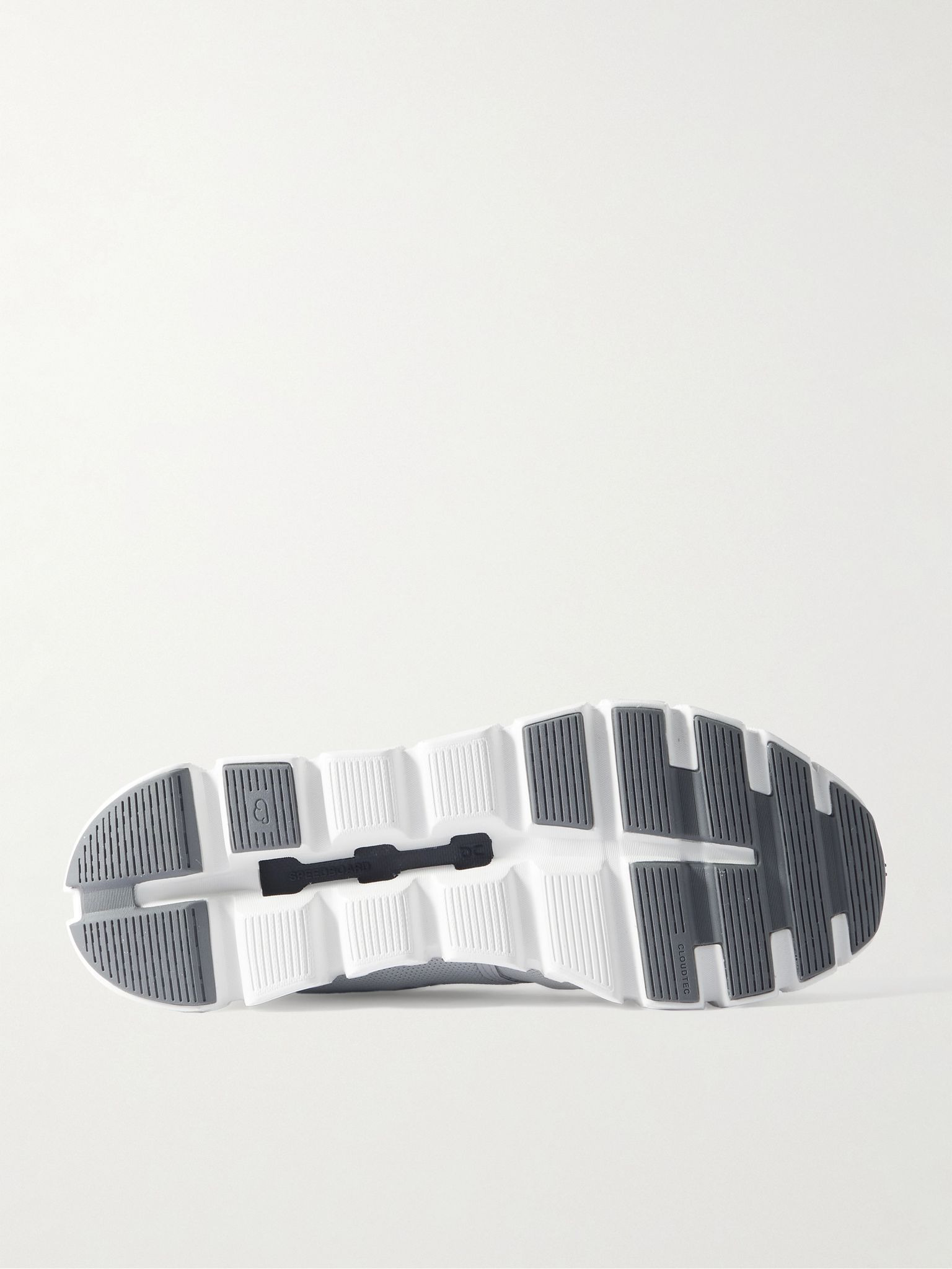 Cloud 6 Rubber-Trimmed Mesh Slip-On Sneakers Gray - 3
