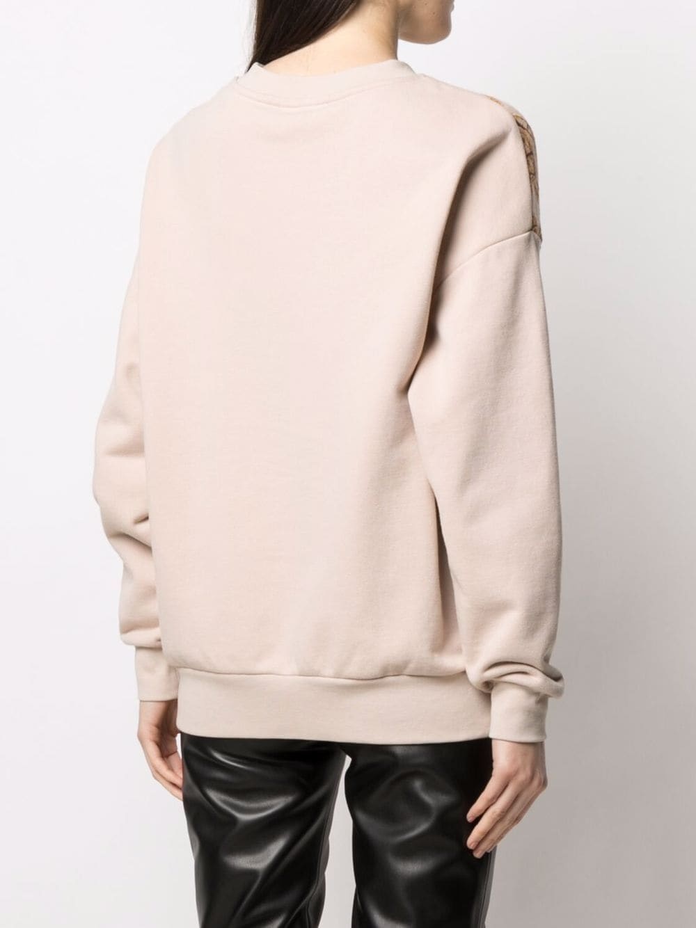 baroque fleece-knit sweatshirt - 4