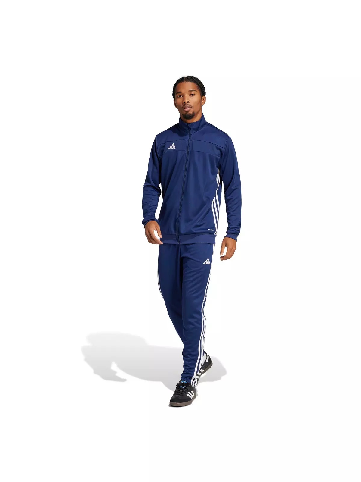 Men's Tiro 25 Essentials Training Tracksuit Bottoms -Blue - 6