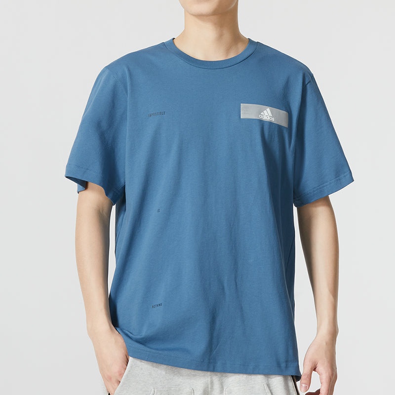 adidas Tech Ref T-shirt 'Blue' IA8112 - 3