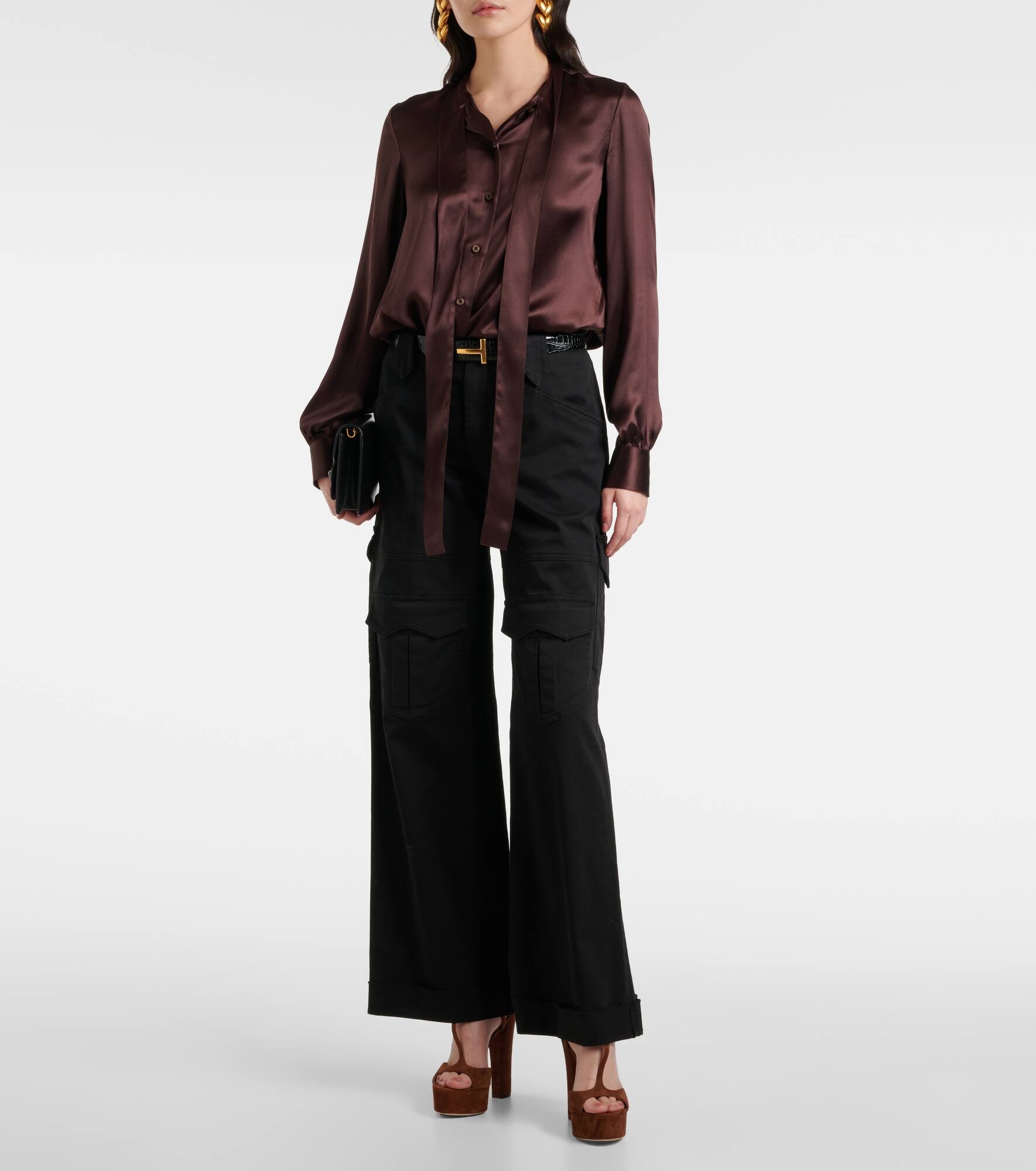 Angelina 130 suede platform sandals - 3
