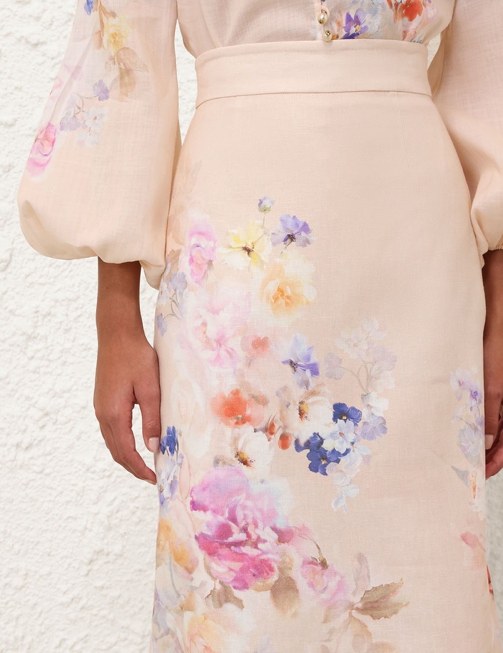 【Zimmermann】CRUSH PENCIL MIDI SKIRT Zimmermann CRUSH PENCIL MIDI SKIRT | REVERSIBLE