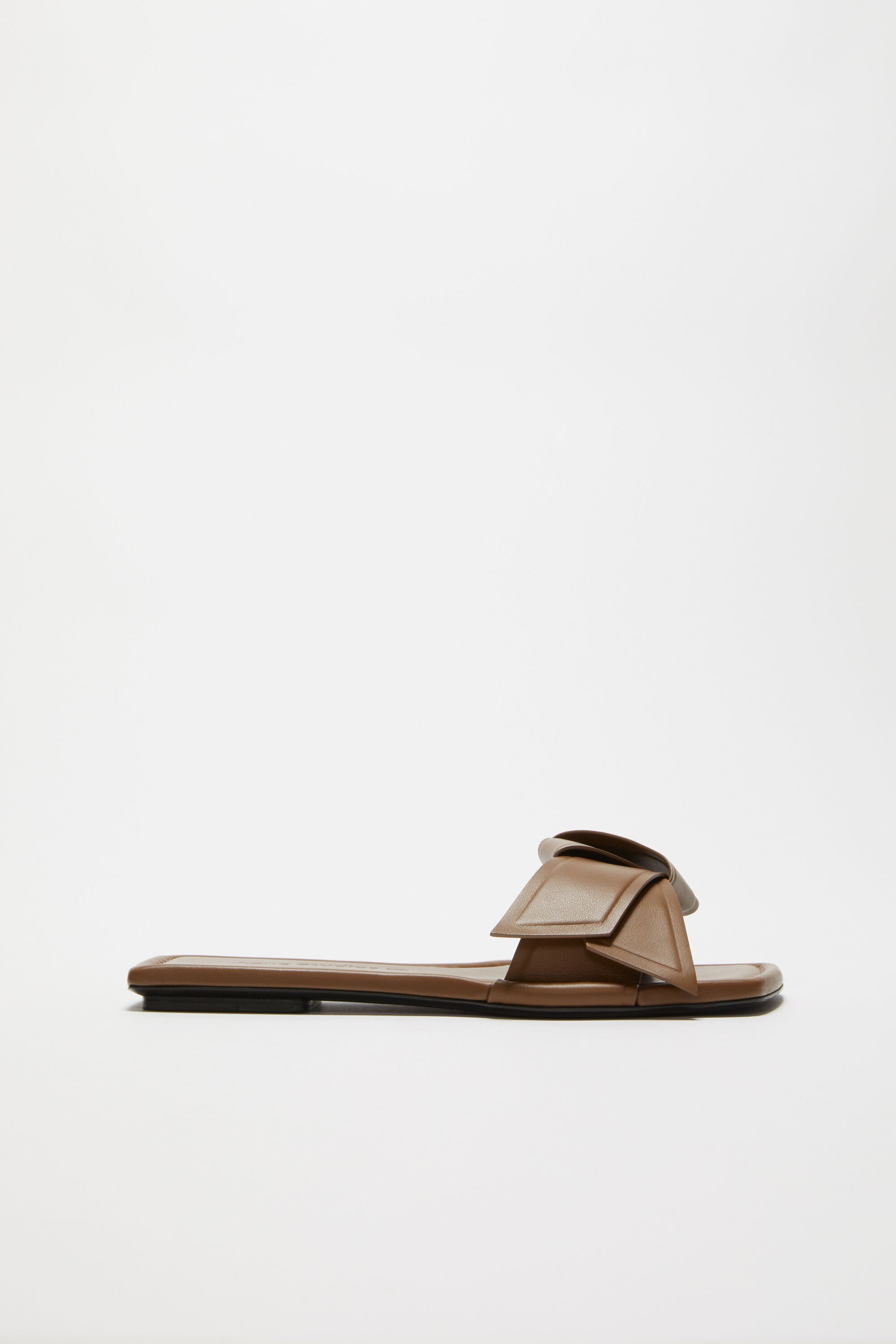 Musubi leather sandal - Camel brown - 1