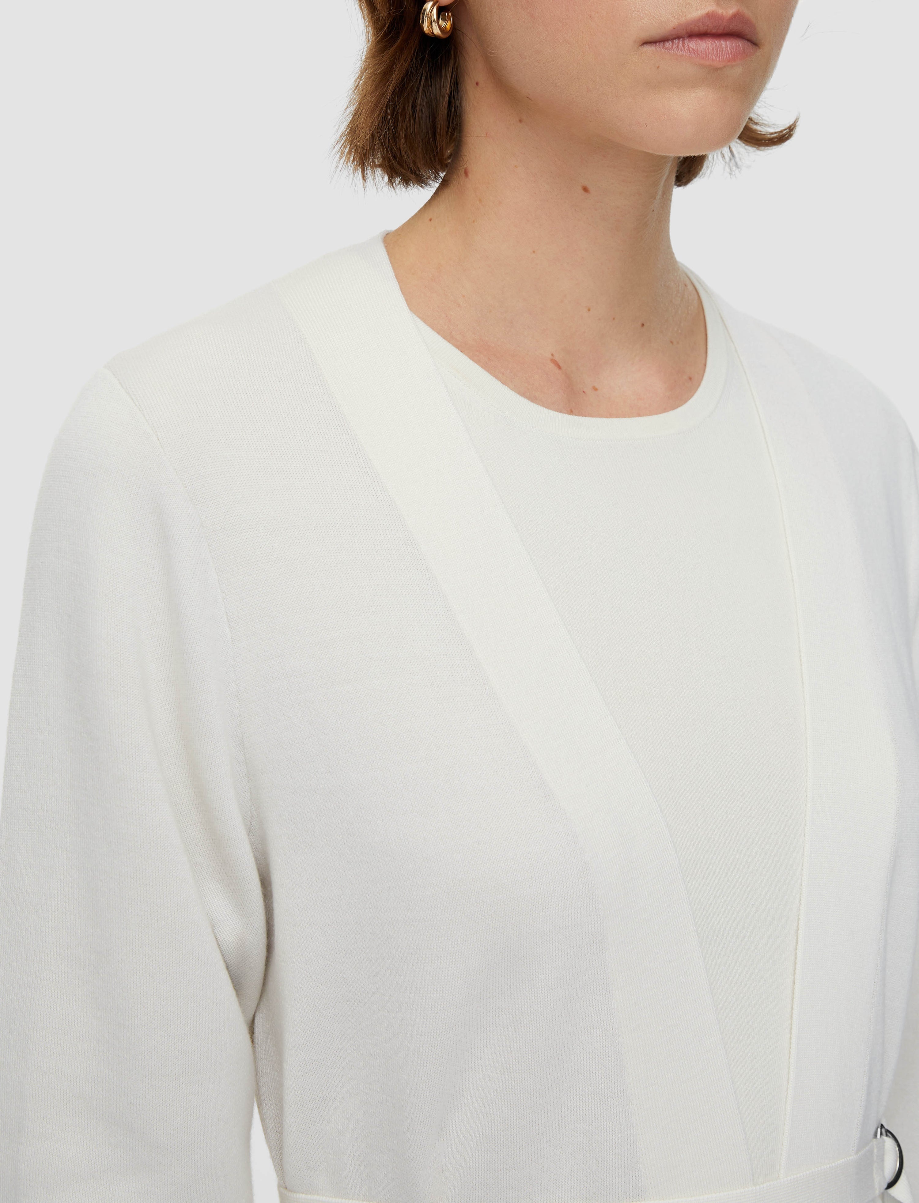 Wool Silk Long Cardigan - 4