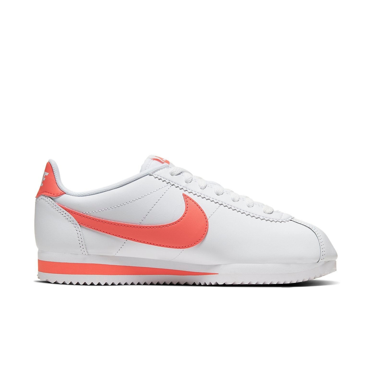 (WMNS) Nike Classic Cortez Leather 'White Pink' 807471-115 - 2