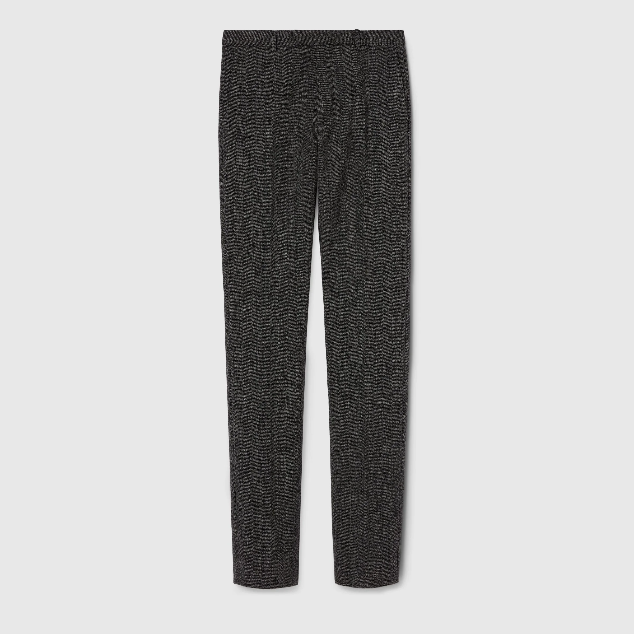Wool mouliné pant - 1