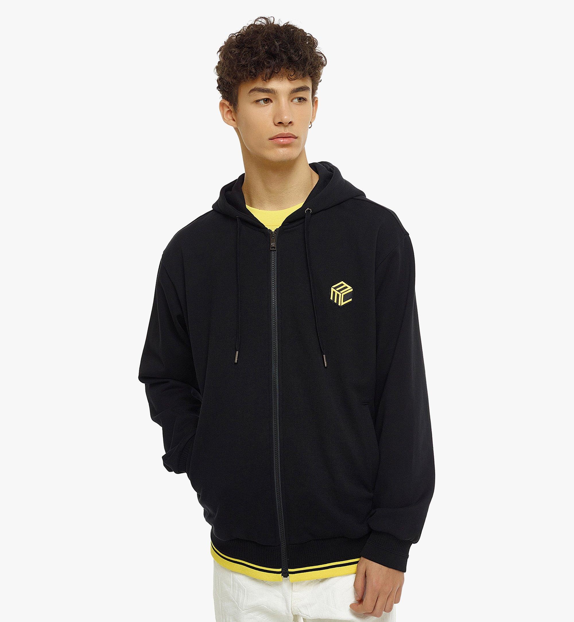 Men’s Cubic Logo Zip Hoodie in Organic Cotton - 2