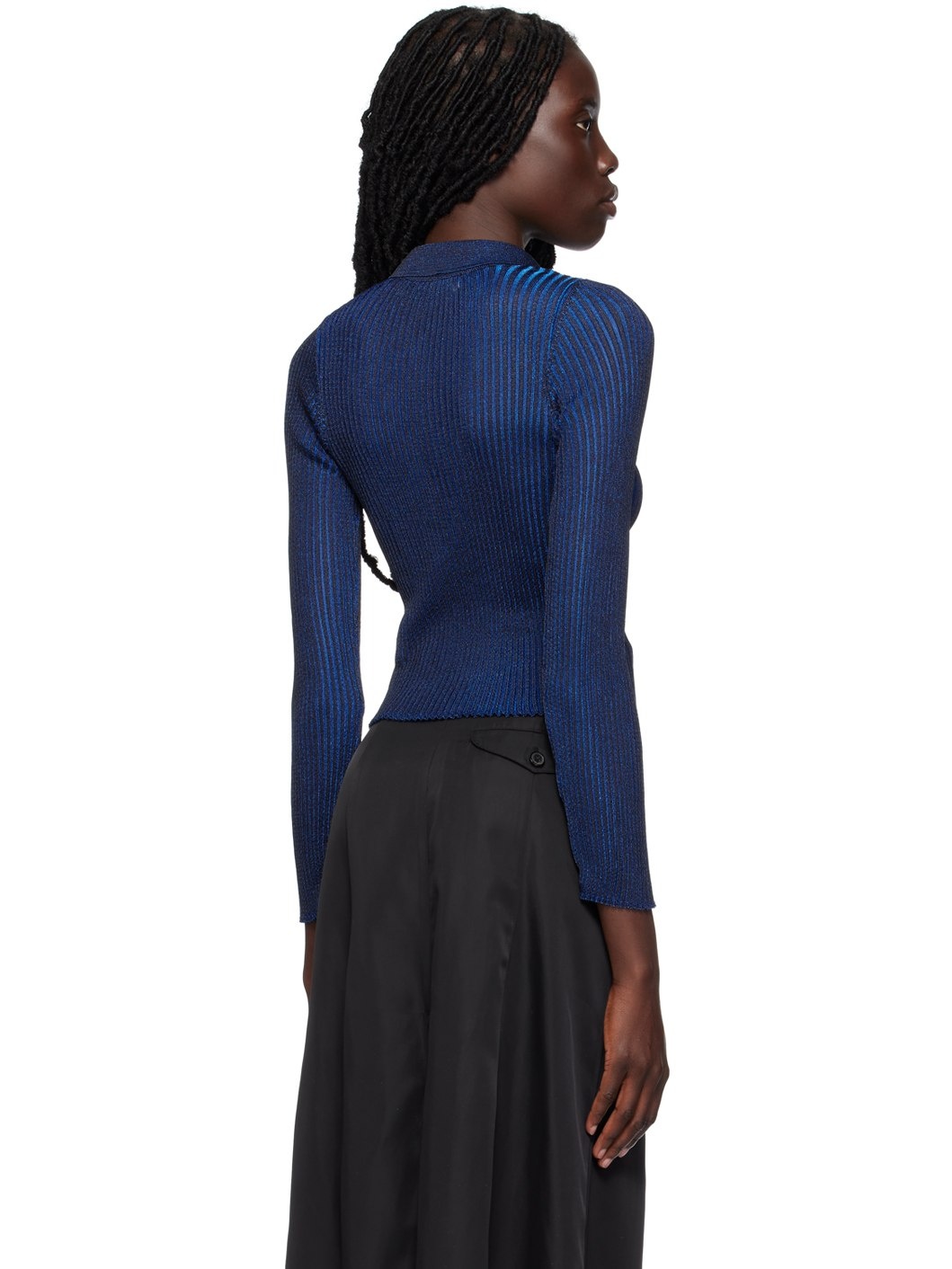 OUR LEGACY MAZZY POLO ONYX SAPPHIRE MIX（OUR LEGACY MAZZY POLO 