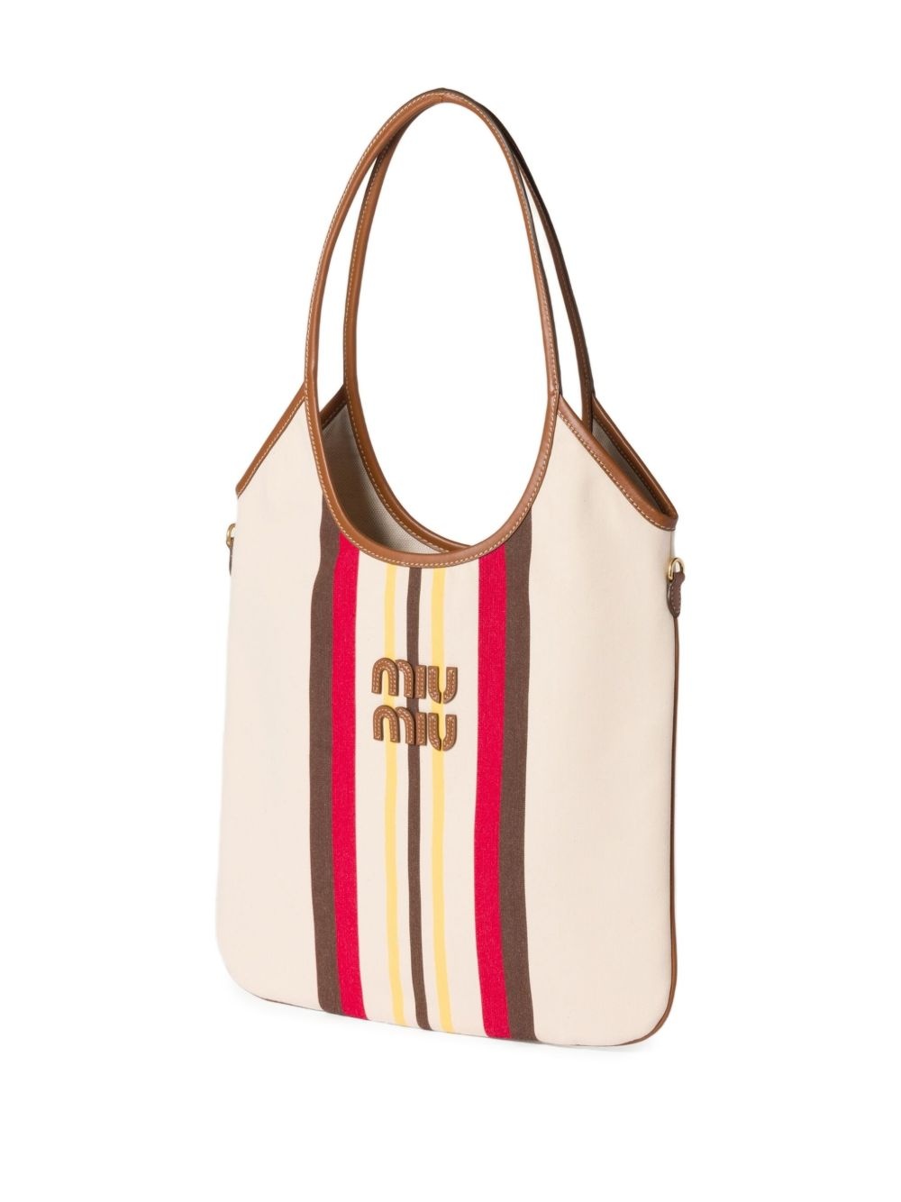 Ivy striped tote bag - 5