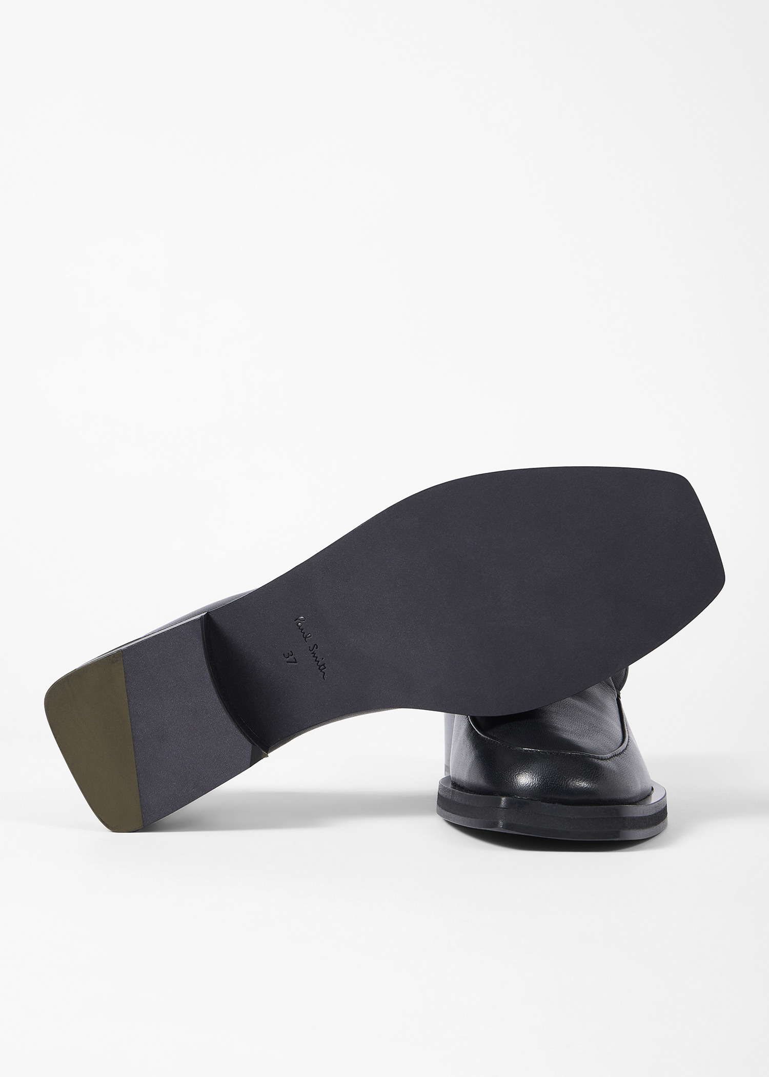 Women's Black 'Tavira' Block Heel Loafers - 2