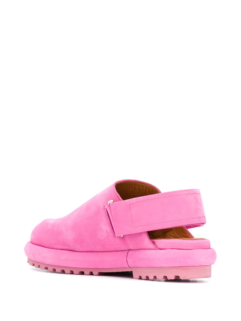 slingback leather loafers - 3