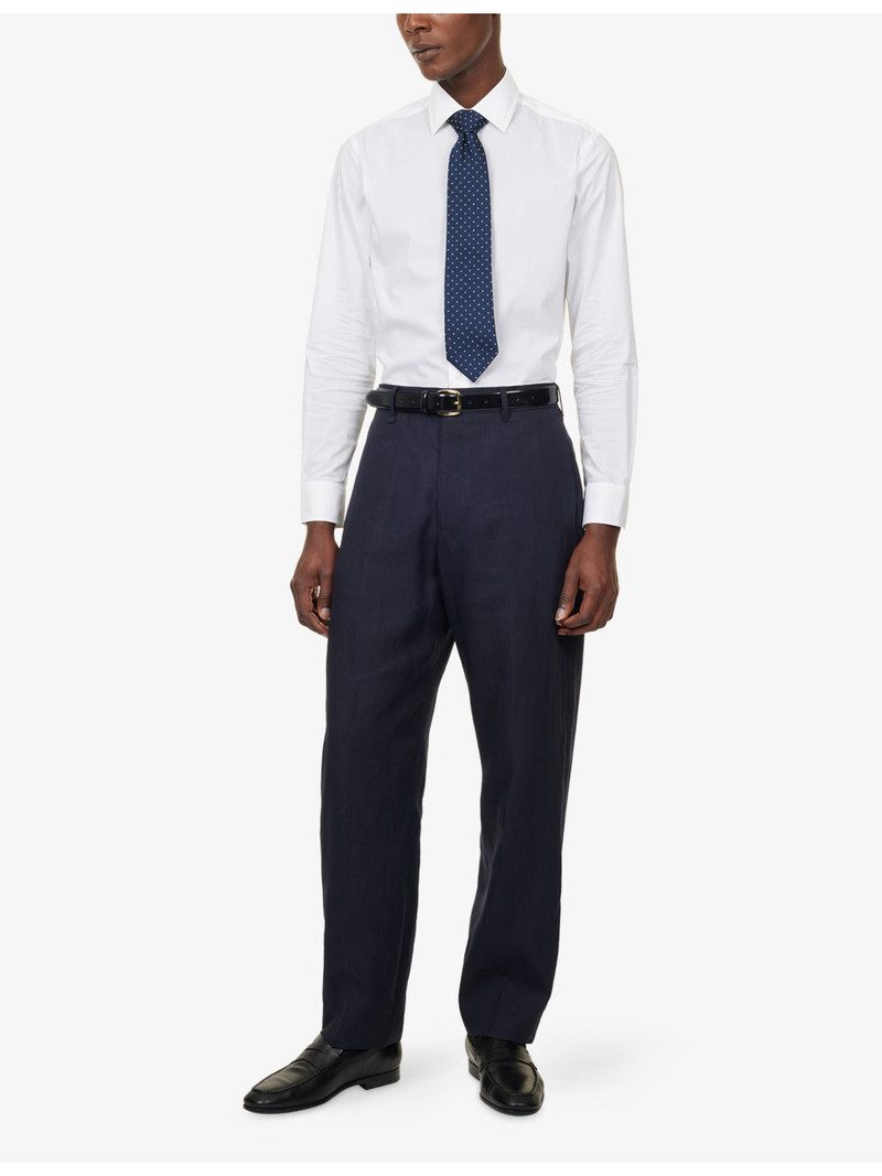Paul Smith Long-Sleeve Cotton-Blend Shirt outlook