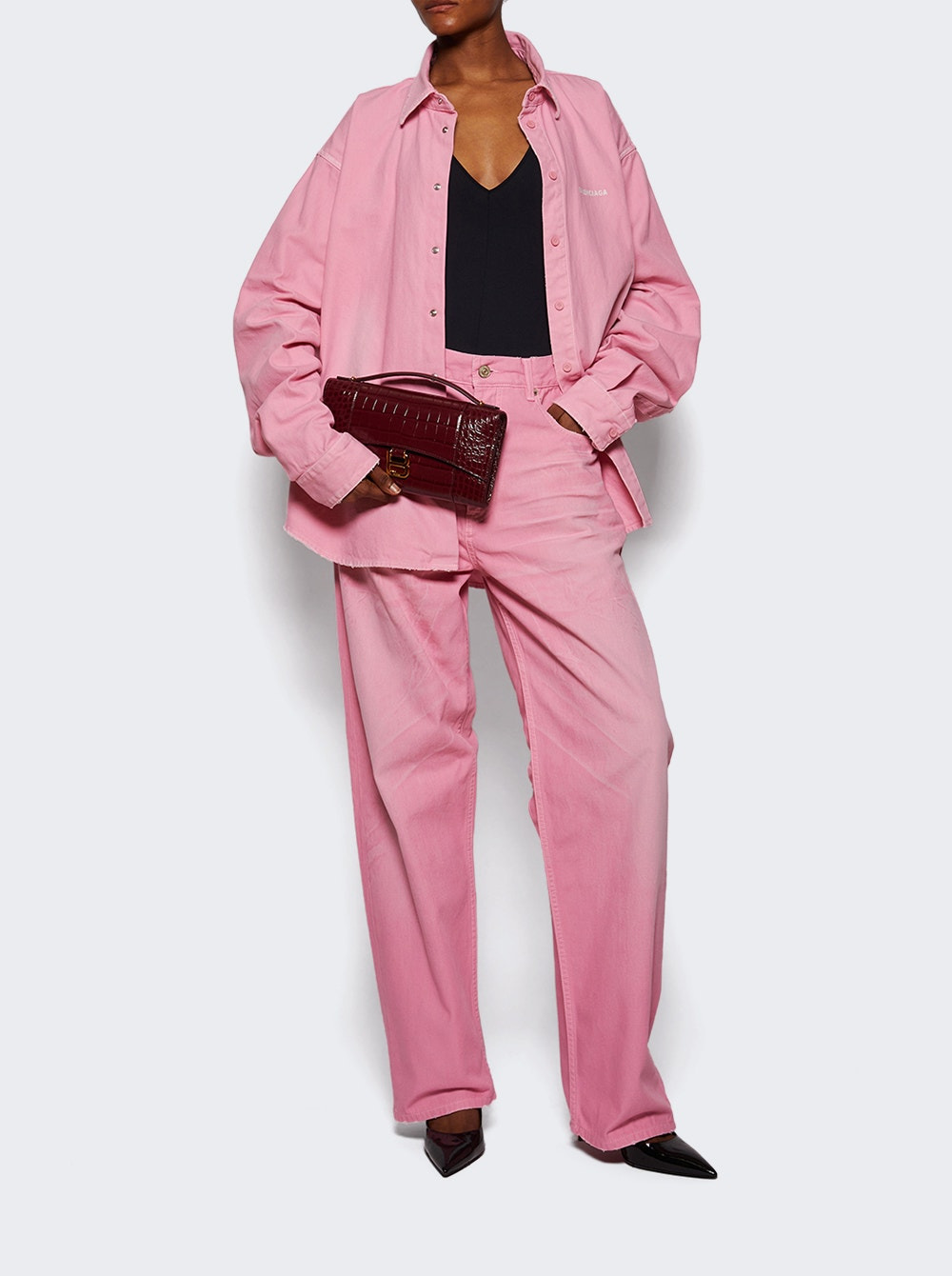 Large Fit Shirt Faded Pink - 5