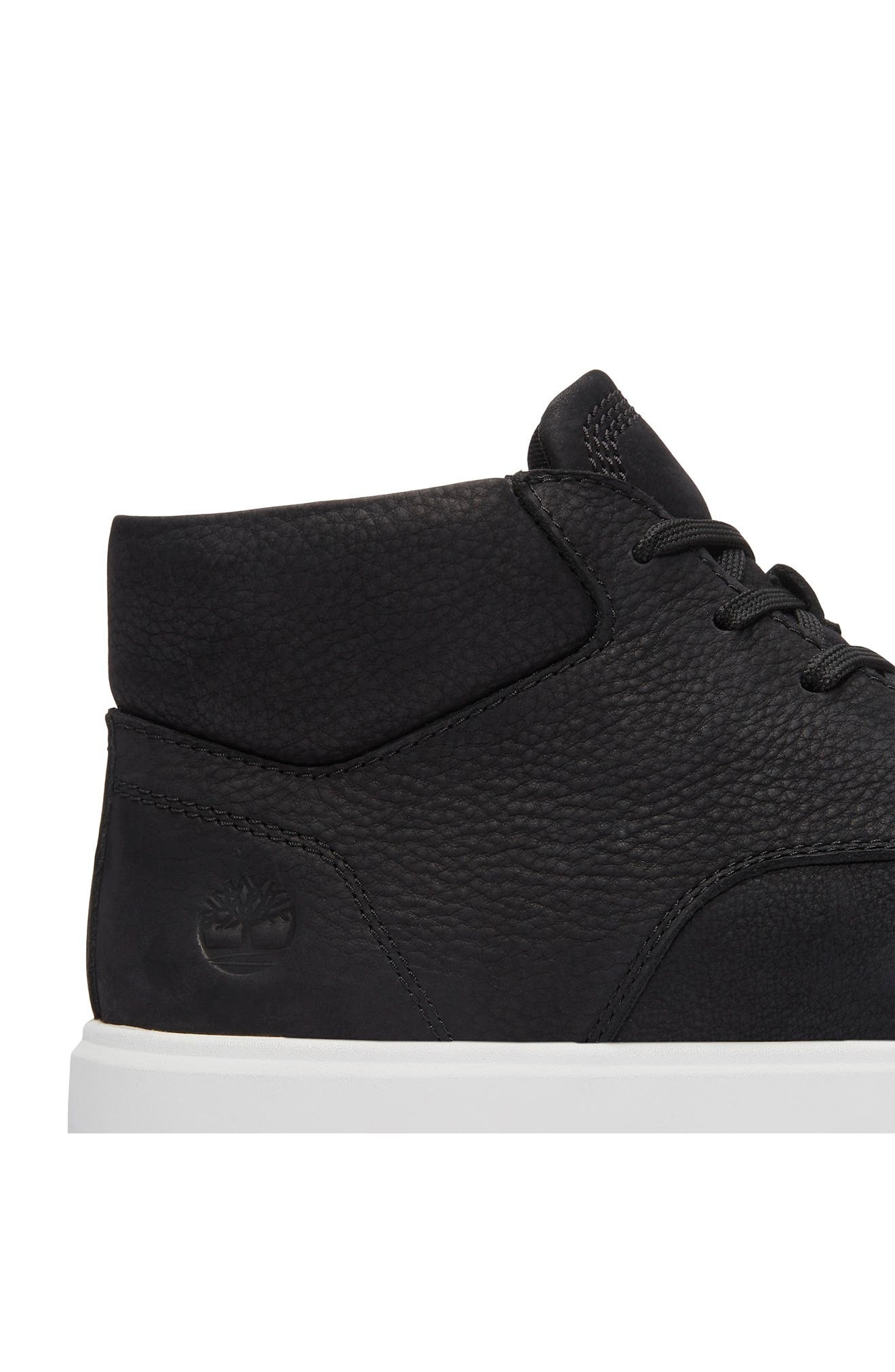 Timberland Emerson Mid Sneaker in Black Nubuck at Nordstrom - 7