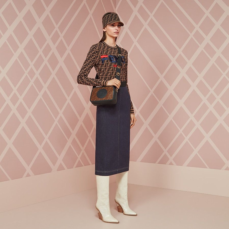 FENDI Multicolor knit band outlook