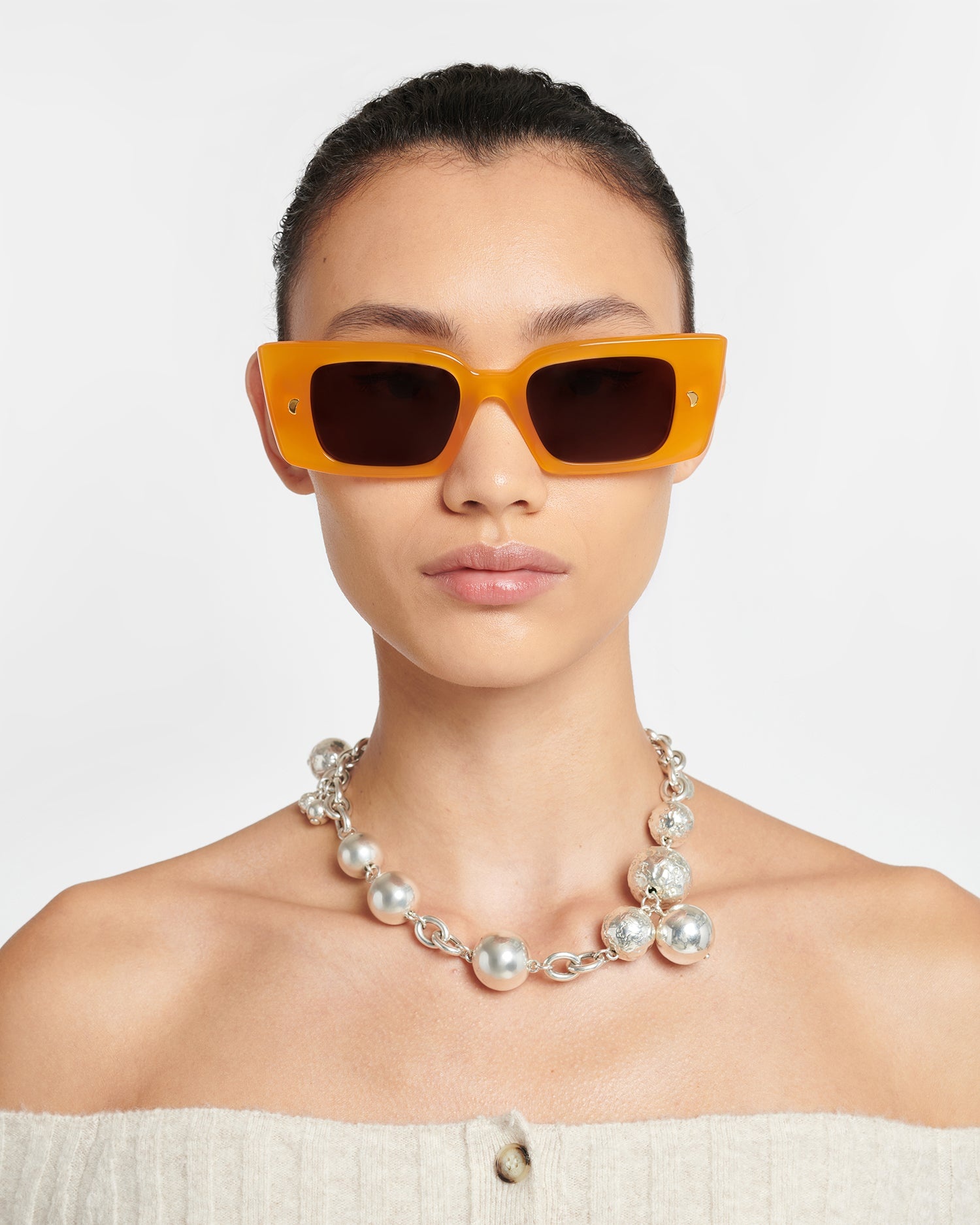 Bio-Plastic Rectangle-Frame Sunglasses - 4