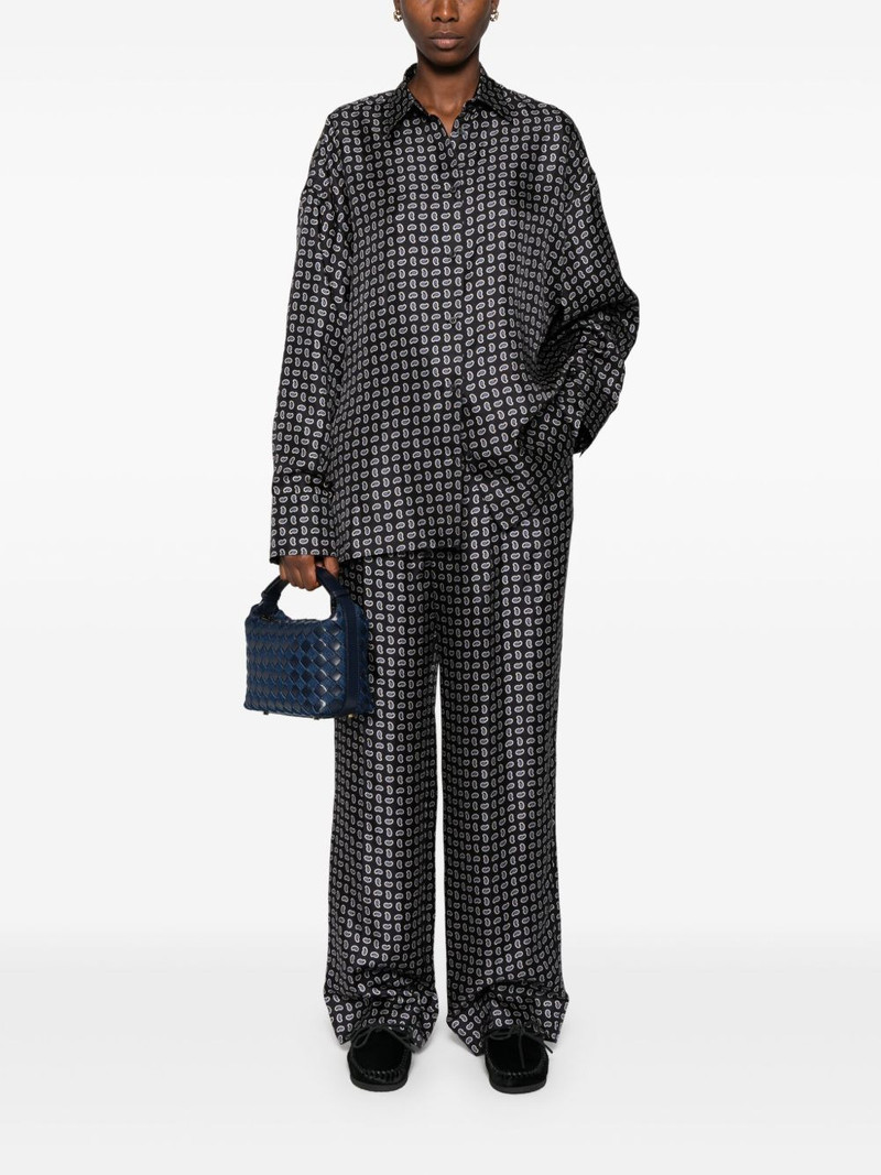 Prada high-waist twill pants outlook