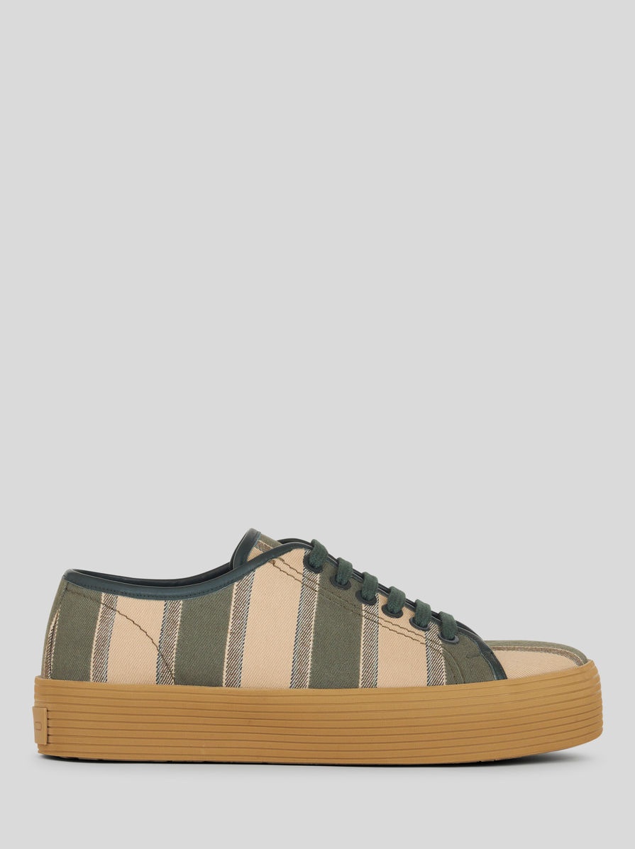 JACQUARD STRIPED SNEAKERS - 1