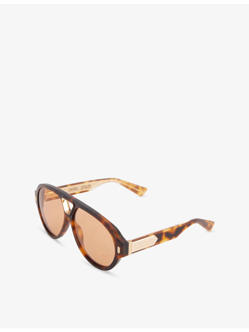 Sunset Aviator-Frame Acetate Sunglasses - 3