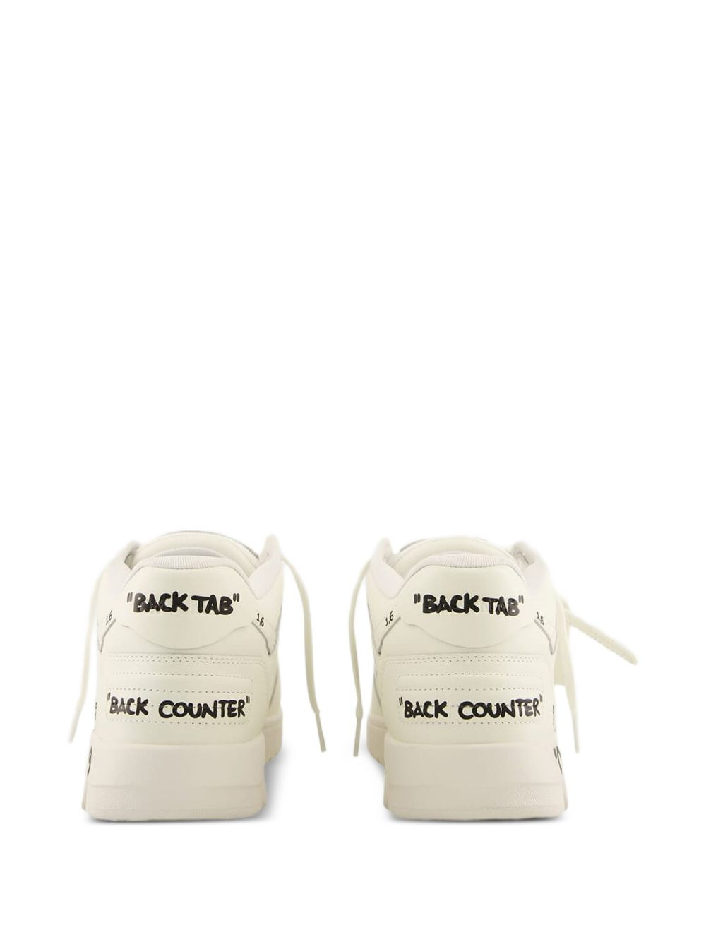 Out Of Office leather sneakers - 3