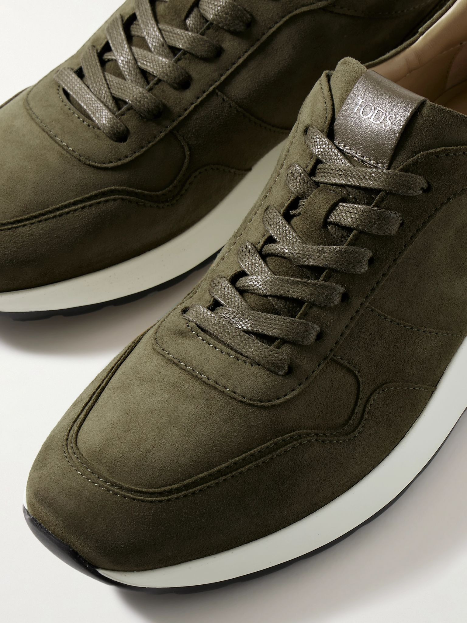 Suede Sneakers Green - 5