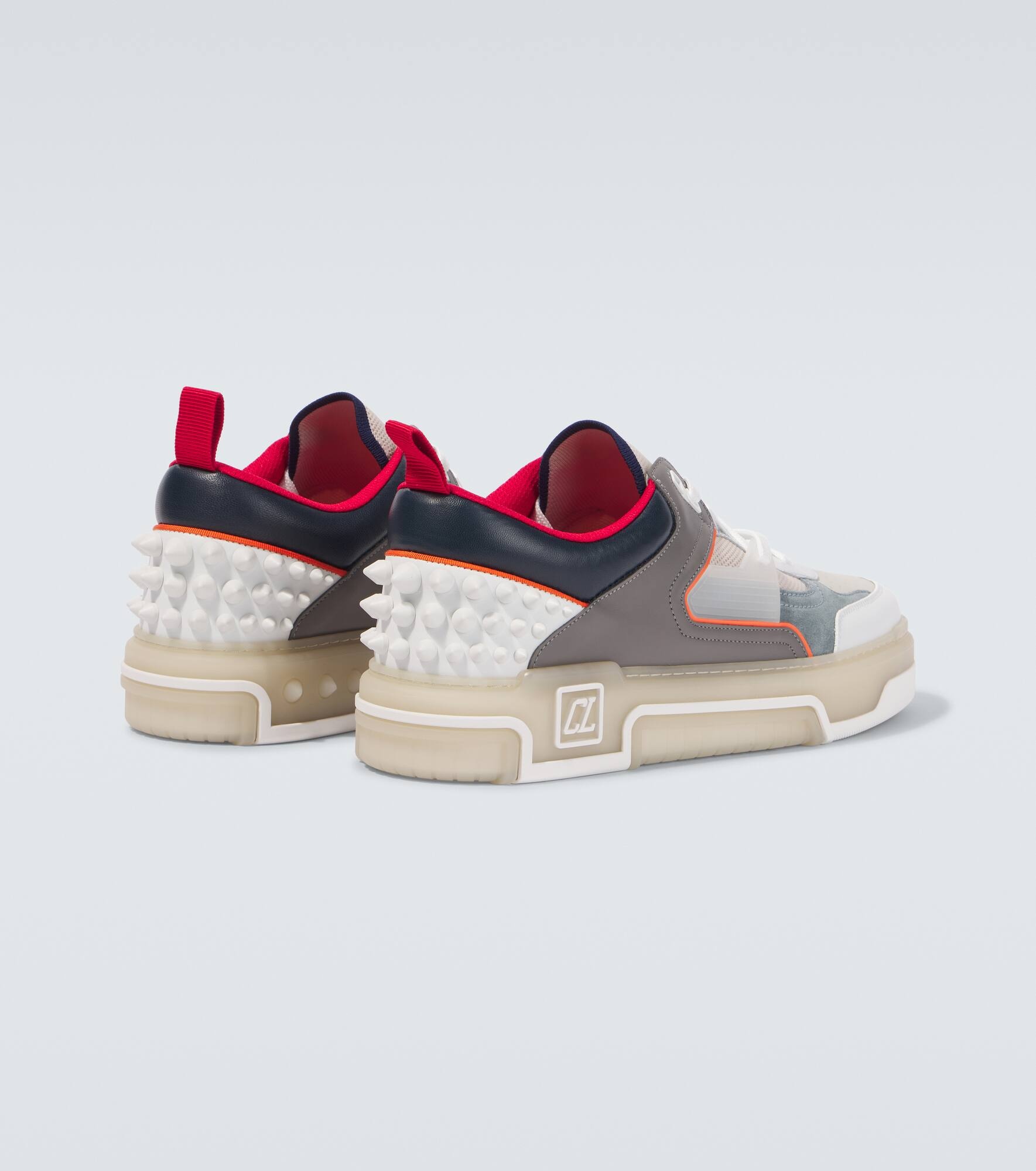 Astroloubi spiked leather sneakers - 6