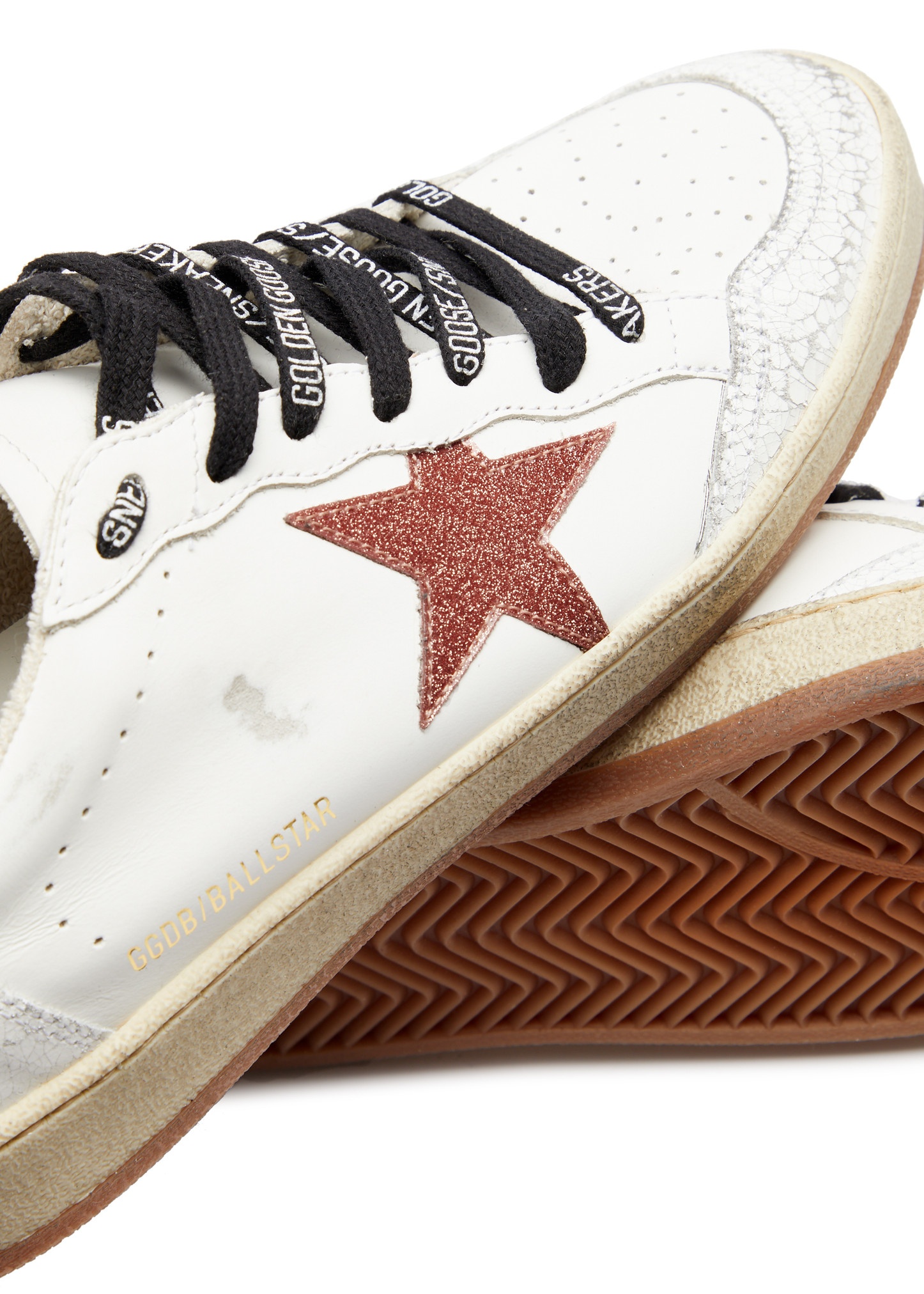 Ball Star distressed leather sneakers - 4