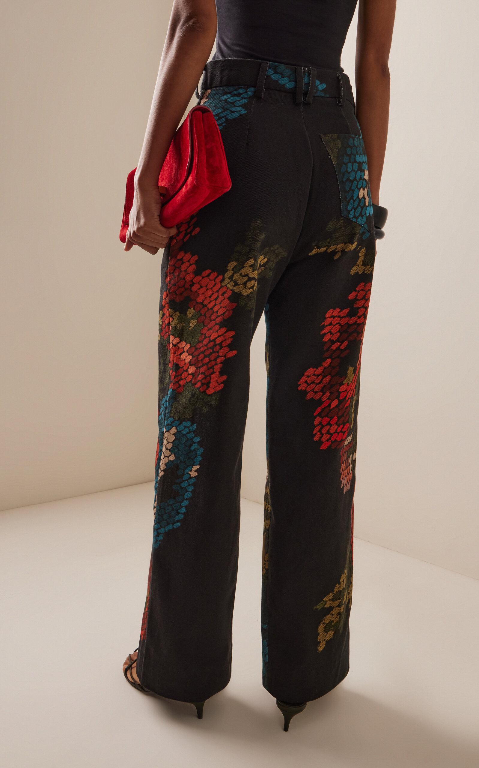 Spry Printed Cotton-Gabardine Trousers multi - 4
