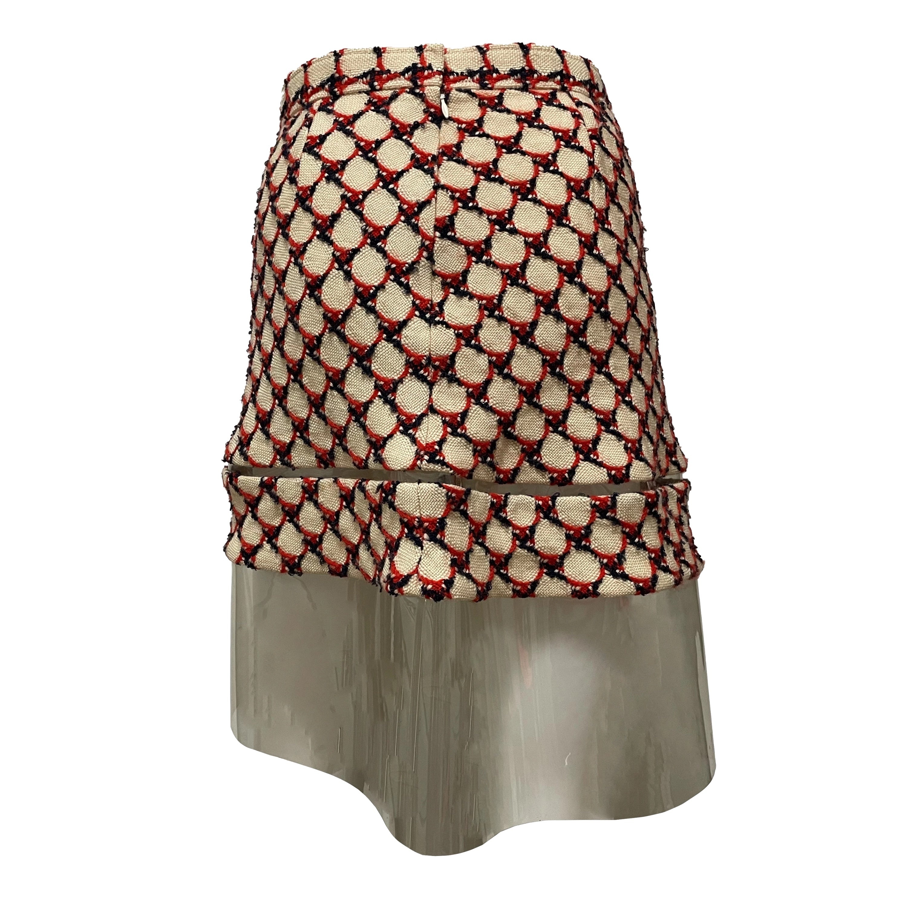 JUNYA WATANABE Fall Winter 2001 PVC Flared Midi Skirt - 2