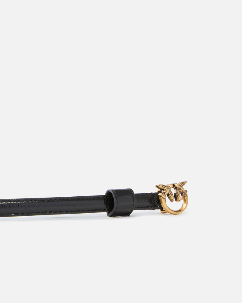 THIN BELT WITH LOVE BIRDS BUCKLE, 1 CM 5