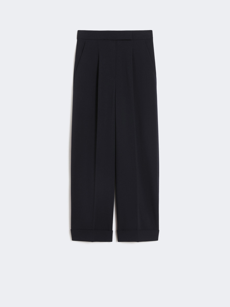 RUGIADA High-waisted wool trousers - ULTRAMARINE 1