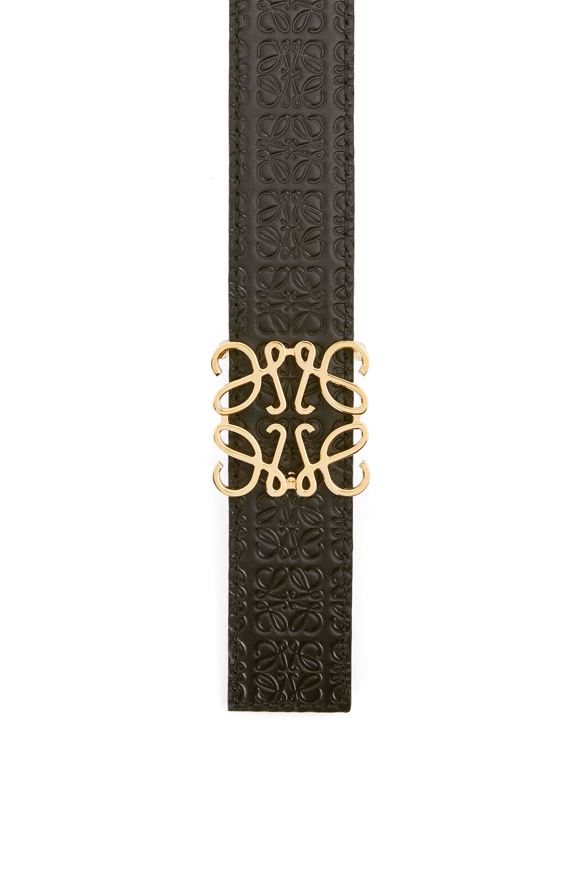 Reversible Repeat belt in silk calfskin - 3