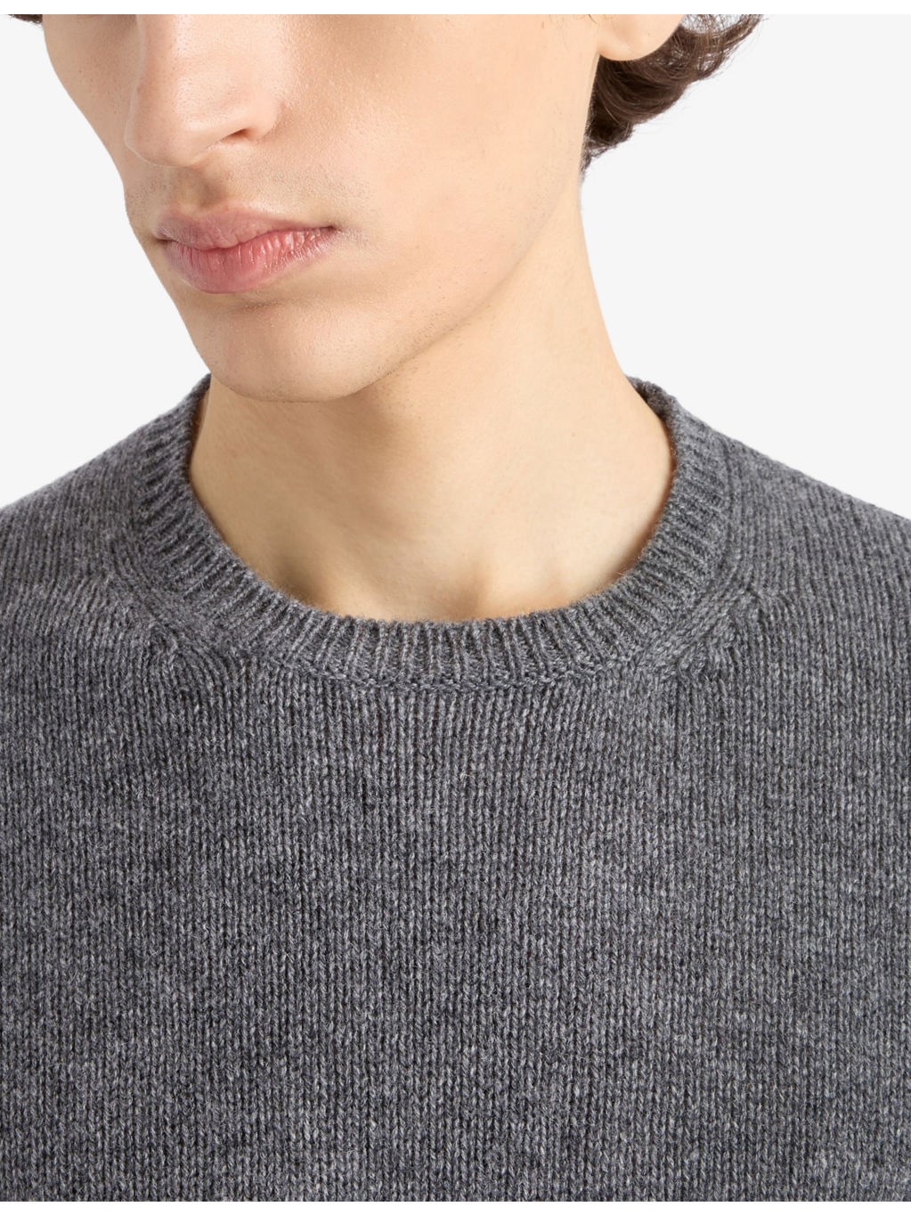 Crewneck regular-fit cashmere jumper - 3