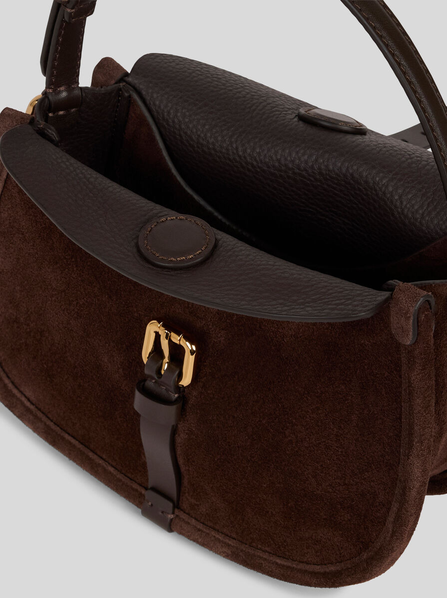 SMALL SUEDE PONY BAG - 4