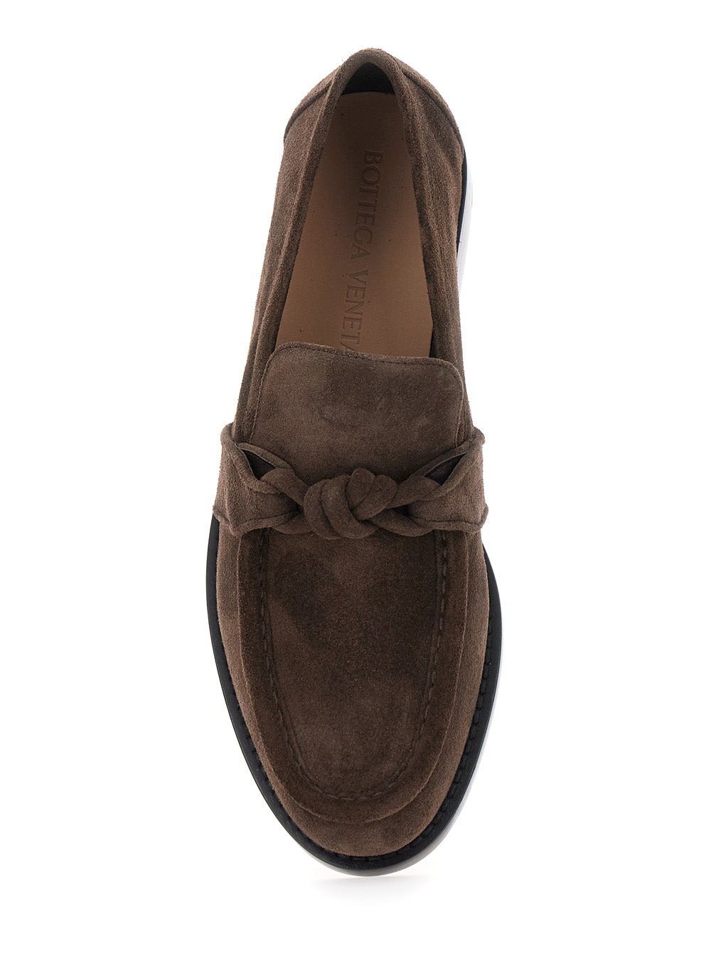 Bottega Veneta Women Astaire Loafer Leather Knot Soft Suede - 4