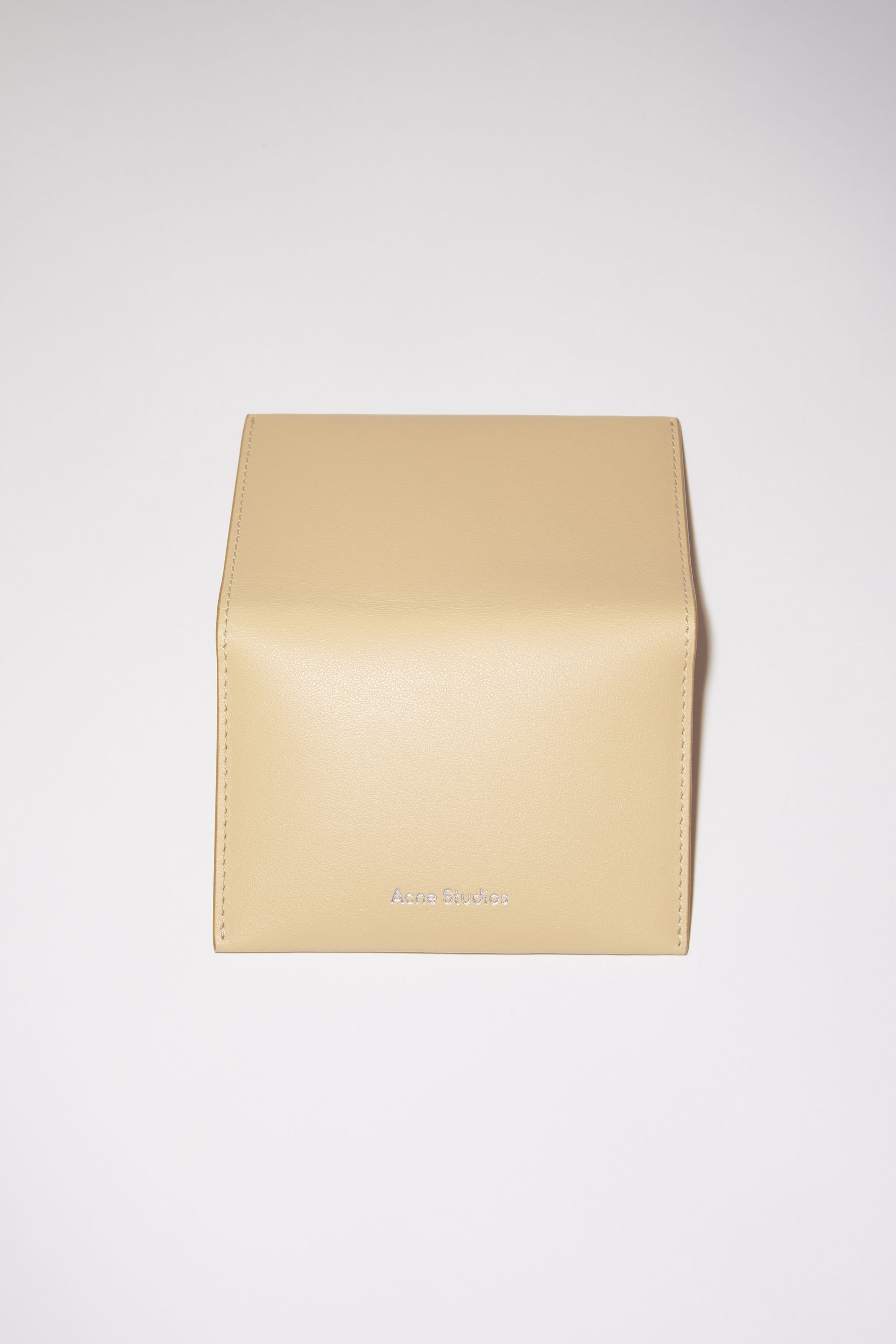 Folded card holder - Dune beige - 4