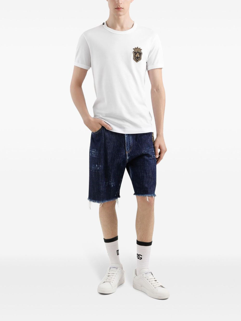 T-SHIRT WITH APPLIQUÉ - 4