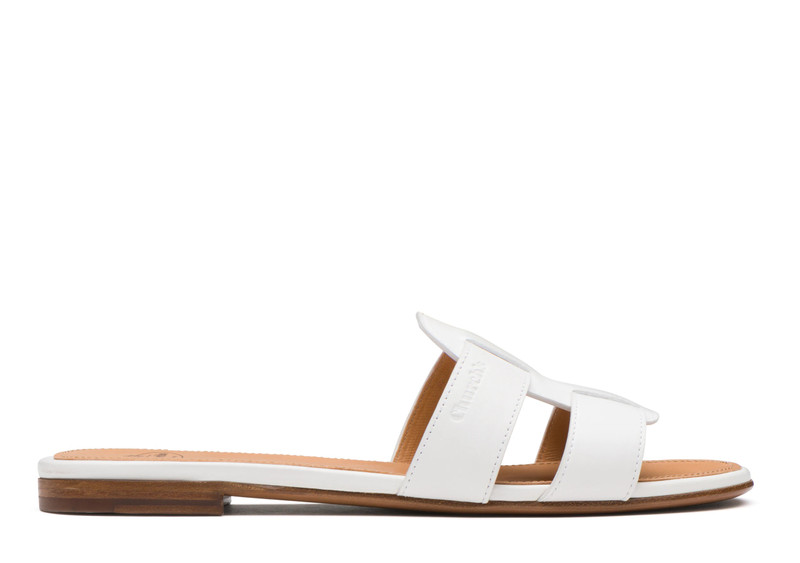 Dee dee
Calf leather slip on sandal White 1