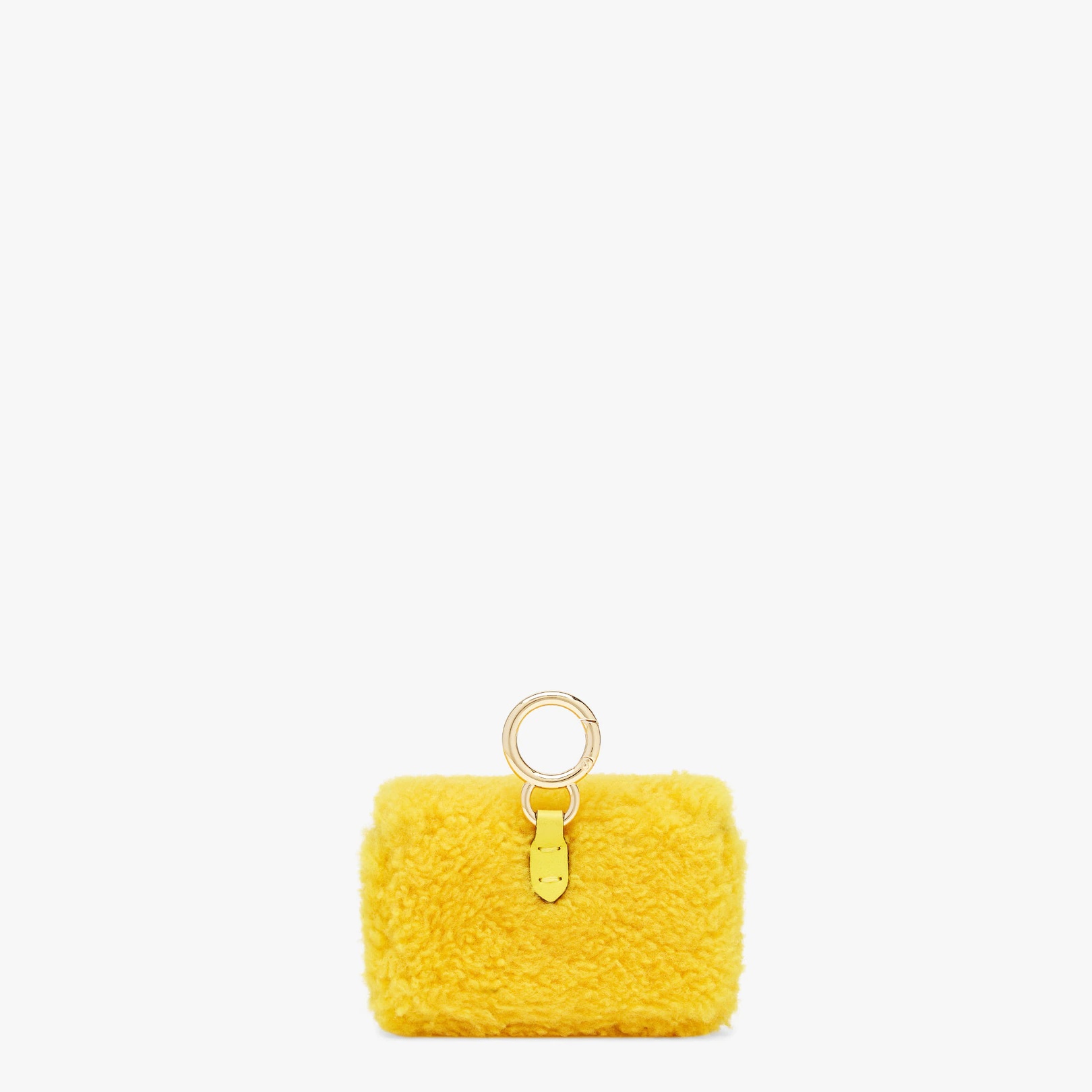 Yellow sheepskin charm - 3