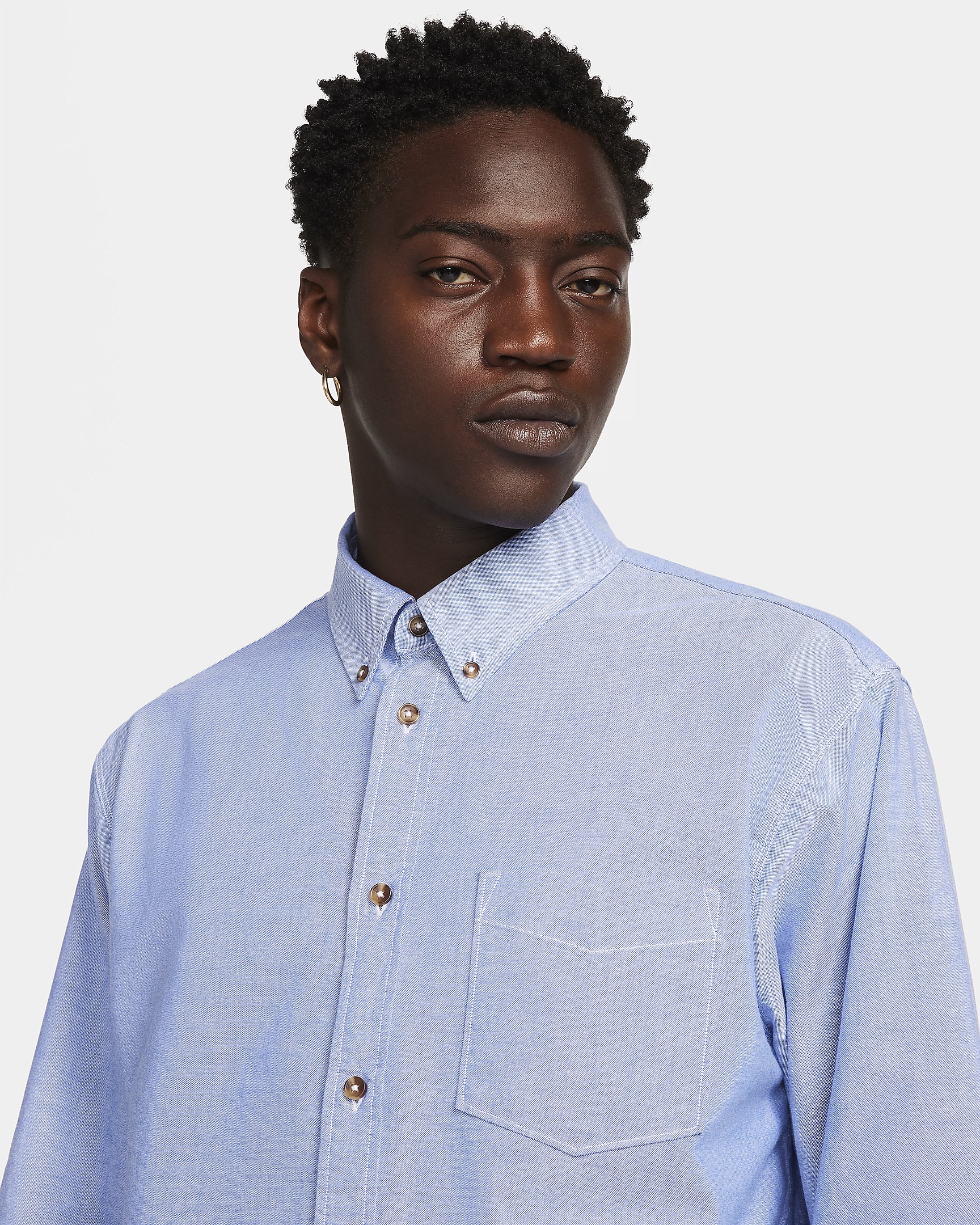 Nike Life Men's Long-Sleeve Oxford Button-Down Shirt - 3